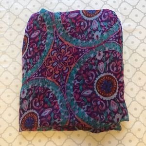 Patterned Sheer Scarf